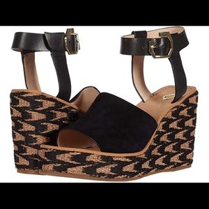 Louise et Cie😀NEW😀Paley black wedge